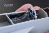 Quinta Studio QD32067 F/A-18E 3D-Printed & coloured Interior on decal paper (for Revell kit) 1/32